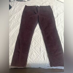 Old Navy Burgundy Corduroy Pants